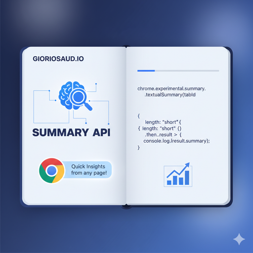 Chrome Summarizer API illustration